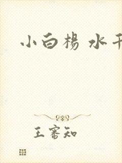 小白杨 水千丞