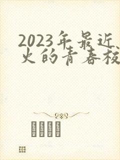 2023年最近火的青春校园剧