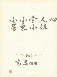 小小令人心动的房东小姐封面