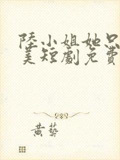 陆小姐她只想独美短剧免费观看