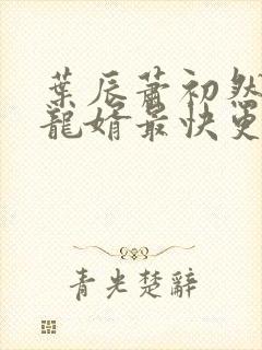 叶辰萧初然上门龙婿最快更新