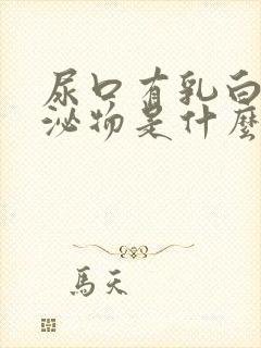 尿口有乳白色分泌物是什么情况