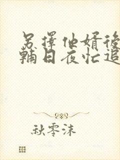 另择他婿后,首辅日夜忙追妻免费阅读