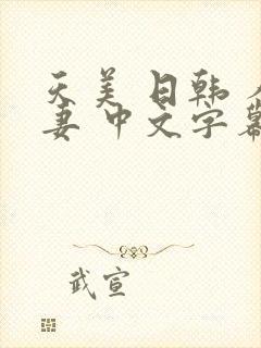 天美 日韩 人妻 中文字幕
