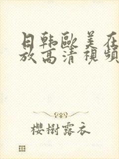日韩欧美在线播放高清视频