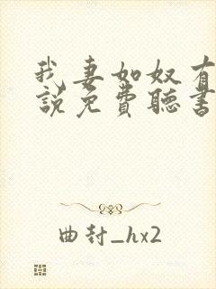 我妻如奴有声小说免费听书最新章节封面