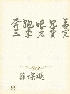 奔跑吧兄弟 第三季免费完整版