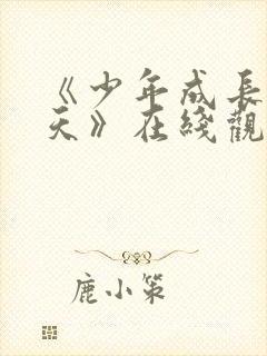 《少年成长的夏天》在线观看中文翻