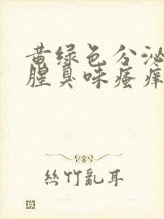 黄绿色分泌物有腥臭味瘙痒封面