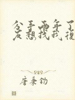 分手两年了前男友想找我复合封面