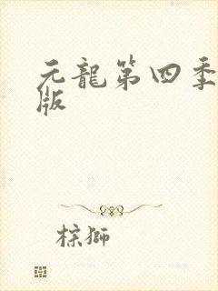 元龙第四季完整版封面