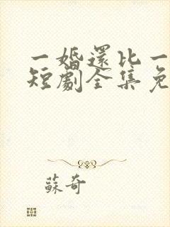 一婚还比一婚高短剧全集免费观看