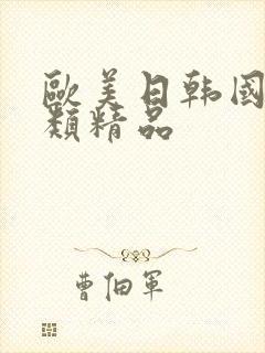 欧美日韩国产另类精品