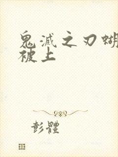 鬼灭之刃蝴蝶忍被上