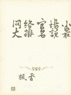 网络官场小说十大排名说最新排名