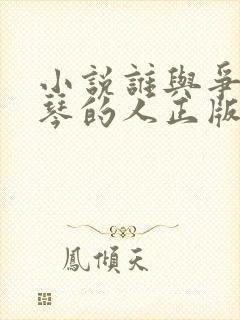 小说谁与争锋抚琴的人正版全文下载