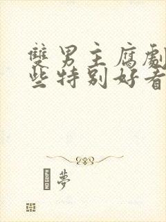 双男主腐剧有哪些特别好看的动漫