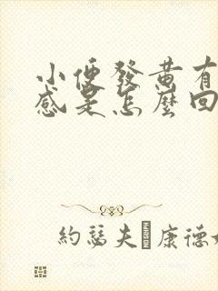 小便发黄有灼热感是怎么回事封面