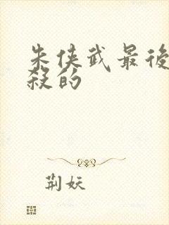 朱侠武最后被谁杀的