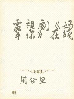 电视剧《妈妈在等你》在线观看