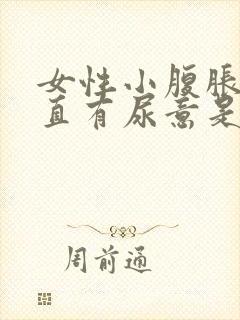 女性小腹胀痛一直有尿意是怎么回事