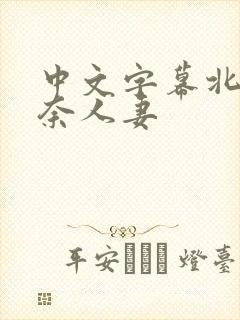 中文字幕北野未奈人妻