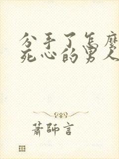 分手了怎么挽回死心的男人封面