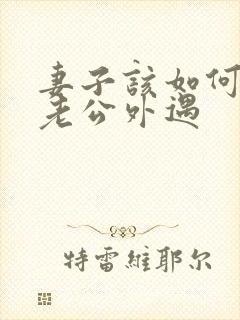 妻子该如何挽回老公外遇封面