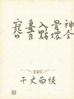 宠妻入骨神秘老公有点坏全文免费阅读