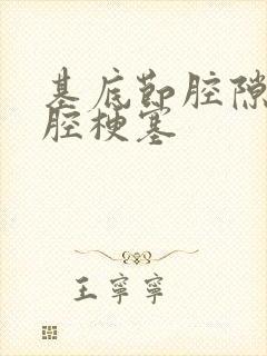 基底节腔隙性脑腔梗塞