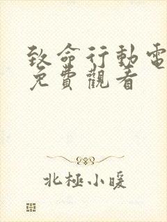 致命行动电视剧免费观看