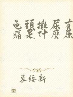 龟头撒尿有点疼痛是什么原因