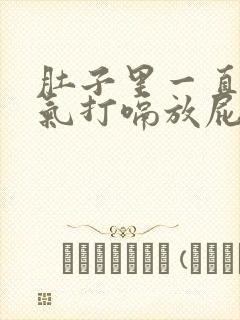 肚子里一直有胀气打嗝放屁封面