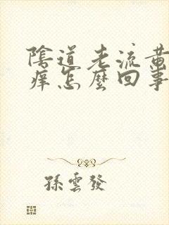 阴道老流黄水还痒怎么回事封面