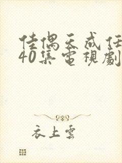 佳偶天成任嘉伦40集电视剧免费播放