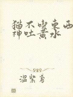 猫不吃东西没精神吐黄水