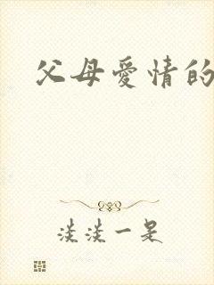 父母爱情的原著
