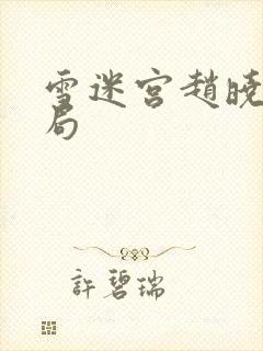 雪迷宫赵晓光结局