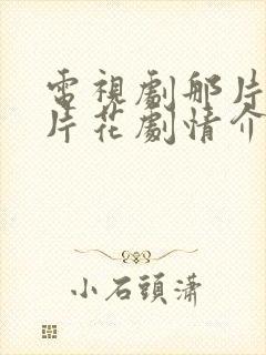 电视剧那片海那片花剧情介绍