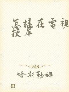 怎样在电视机上投屏