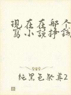 现在在哪个平台写小说挣钱