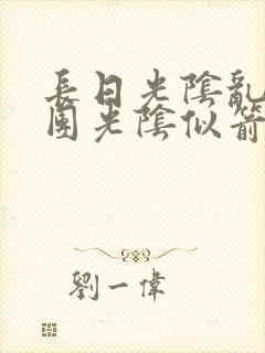 长日光阴乱作一团光阴似箭无弹窗封面