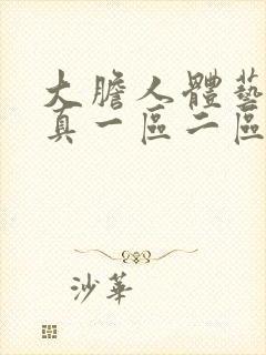 大胆人体艺术写真一区二区