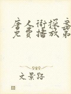 唐人街探案网剧免费播放第二季封面