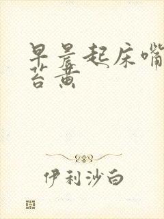 早晨起床嘴苦舌苔黄