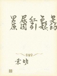 男尿红色是什么原因引起的