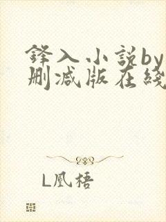 锋入小说by未删减版在线阅读免费封面