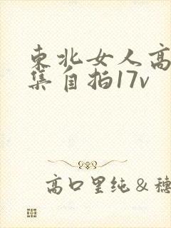 东北女人高潮合集自拍17v