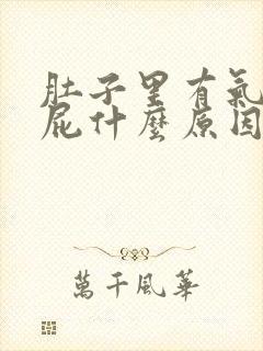 肚子里有气老放屁什么原因