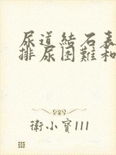 尿道结石表现为排尿困难和排尿终末疼痛